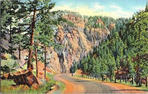 Thompson Canon Highway To Estes Park Colorado Postcard Standard View Card