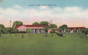 Postcard Country Club Laredo Texas TX