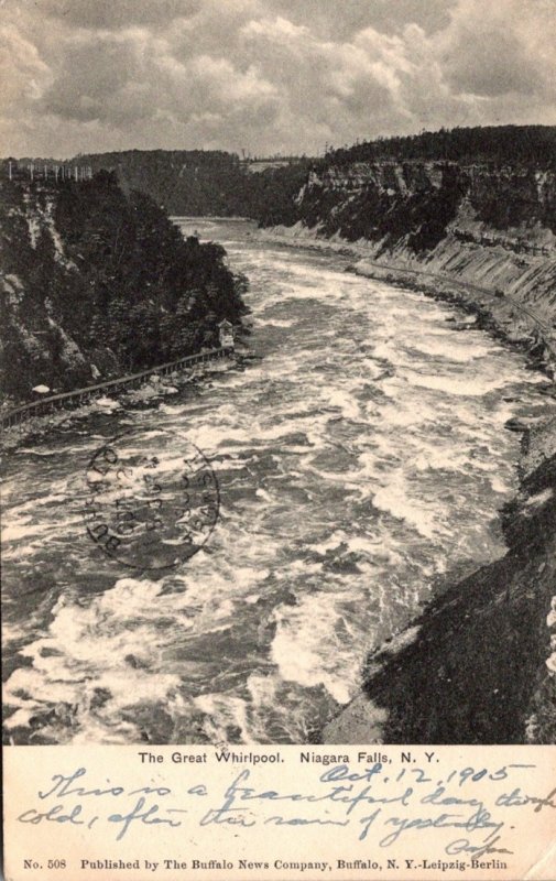 New York Niagara Falls The Great Whirlpool 1905