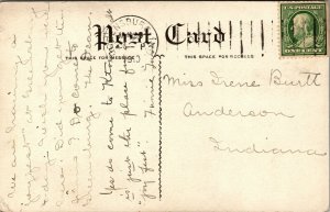 Vtg 1910 Puppies Two Hearts That Beat As One F.J. Bilek Dog Postcard