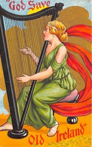 God Save Old Ireland Writing on back 