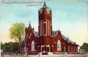 North Carolina Greensboro Centenary Methodist Episcopal Church South