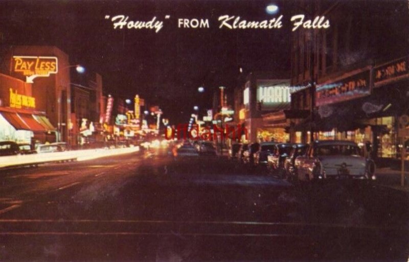 KLAMATH FALLS, OR. MAIN STREET 1960