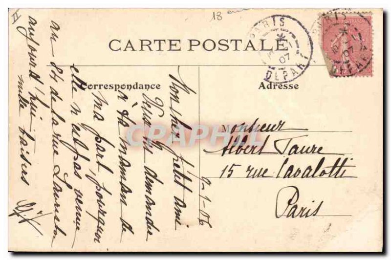 Postcard Old Paris Church of the Sacred Heart