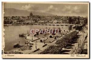 Postcard Old Geneva General view