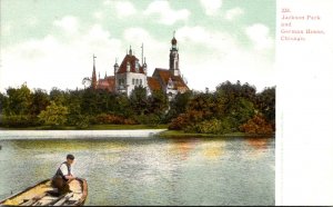 Illinois Chicago Jackson Street and German House