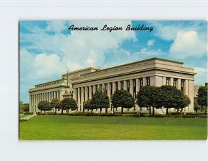 Postcard American Legion Building, Indianapolis, Indiana