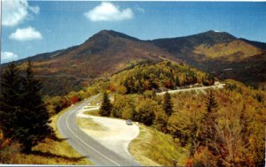MOUNT MITCHELL NC intersection on the Blue Ridge Parkway, 1960s