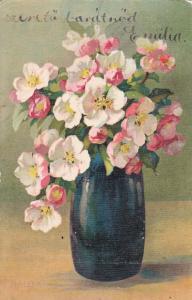 ARTIST SIGNED 1916 A. HALLER STILL LIFE FLOWERS VASE FANTASY