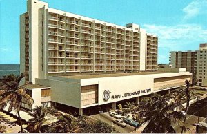 Postcard HOTEL SCENE San Juan Puerto Rico PR AI9824