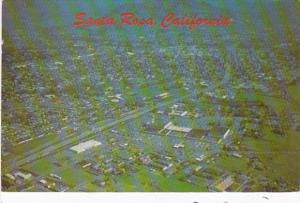 California Santa Rosa Aerial View 1978