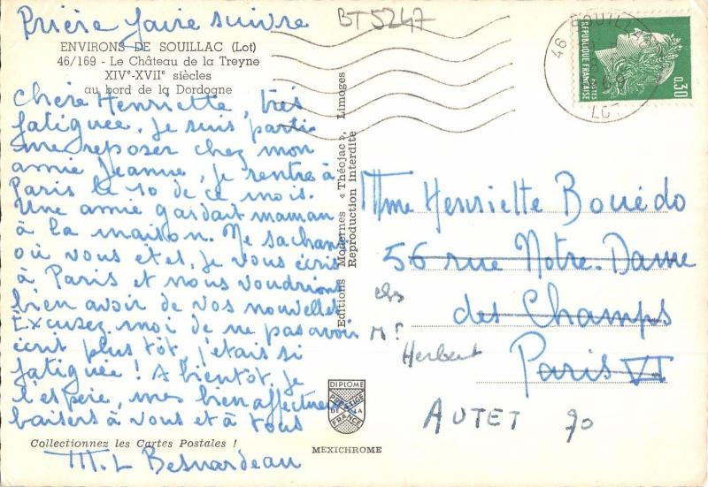 BT5247 souillac le chateau de la treye       France