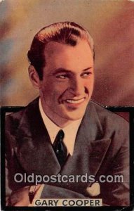 Gary Cooper Movie Actor / Actress Card is a pop out, head pops out. Unused 