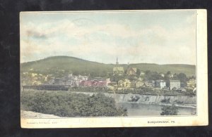 SUSQUEHANNA PENNSYLVANIA PA. BIRDSEYE VIEW VINTAGE POSTCARD