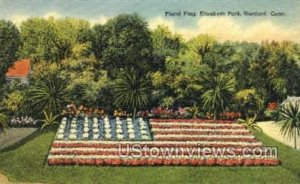 Floral Flag, Elizabeth Park - Hartford, Connecticut CT