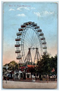 c1910 Prater-Riesenrad Vienna Austria Ferries Wheel Posted Antique Postcard