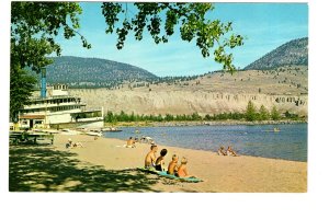 Okanagan Lake, Beach, S S Sicamous, Pentiction, British Columbia