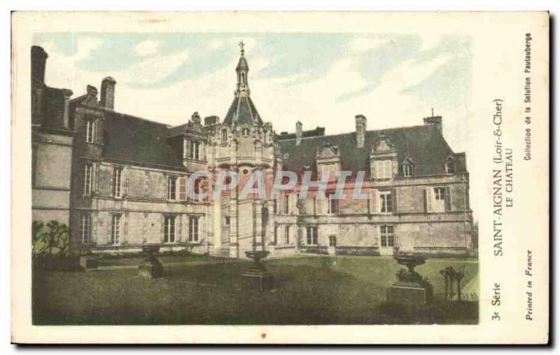 Saint Aignan Old Postcard The castle