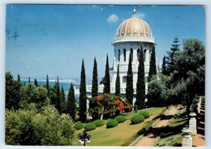 Shrine of the Bab Haifa ISRAEL 4x6 1979? Postcard