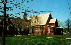 Vtg St Mary's Episcopal Church Bridgeville Delaware DE Unused Chrome Postcard