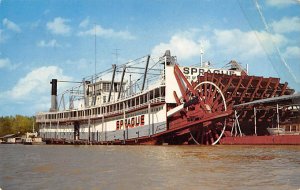 Sprague Sternwheeler River Steamship Ferry Boat Ship 