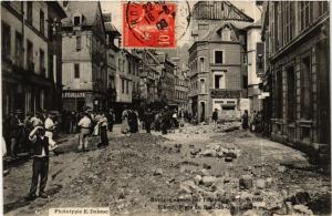 CPA ELBEUF-Place du Bout du Couvent Ravages causes par l'orage (347497)