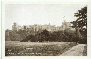 Berkshire Postcard - Windsor Castle from Home Park    8524