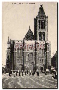 Old Postcard Saint Denis Basilica