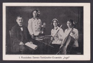 Vintage postcard Germany Music Russian Women's Music Ensemble Ingel