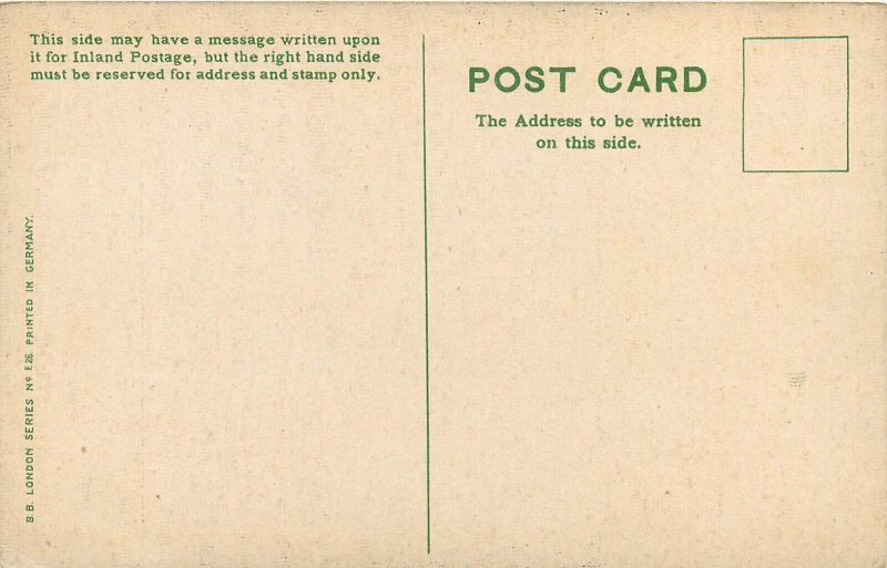 BB London Postcard E.26 Dotty Certificate for Eccentricity, Champion, Unposted