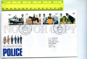 242170 UK 1979 year POLICE set FDC