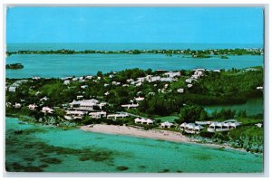 1973 Private Beaches Tennis Courts Pink Beach Bermuda Vintage Postcard