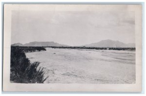 1909 View Of River At Deming New Mexico NM RPPC Photo Posted Antique Postcard