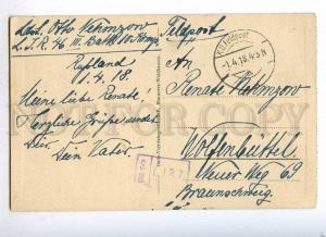 191616 WWI occupation POLAND market OLD GERMAN military post