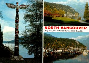 Canada North Vancouver Multi View Deep Cove Cove Cliff and Dollarton With Tot...