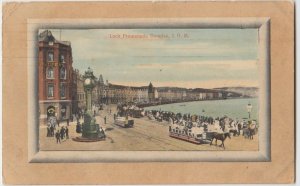 1910 DOUGLAS Isle Of Mann Mann Great Britain Wagons Loch Promenade Postcard