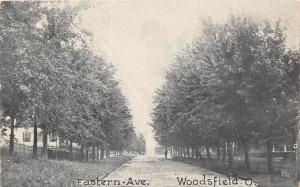 E36/ Woodsfield Monroe County Ohio Postcard c1910 Eastern Avenue Homes