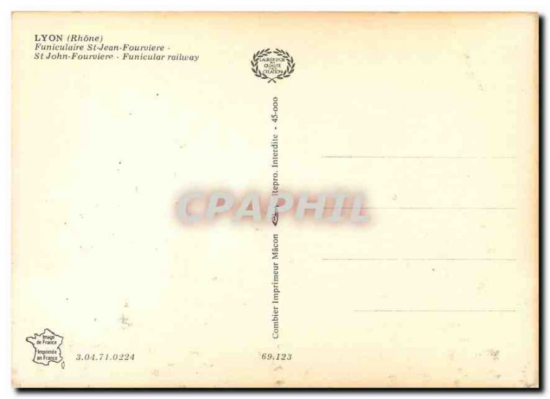 Postcard Modern LYON (Rh�ne)