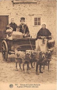 Groupe De Laitiers Flamands Group of Flemish Milk Men Unused small little chi...