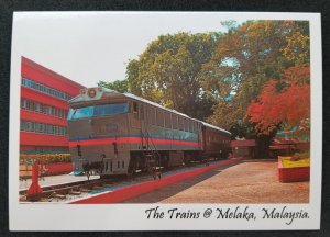 [AG] P876 Malaysia Melaka Malacca Train Railway Locomotive (postcard) *New