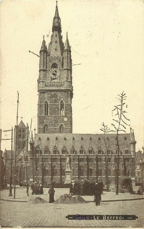 Gand le Beffroi feldpost c.1916