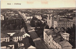 Finland Oulu, Uleaborg Vintage Postcard C129