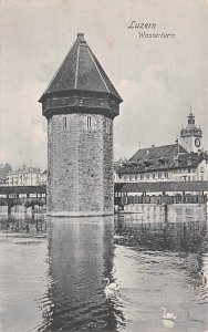 Luzern Wasserturm Switzerland Unused 