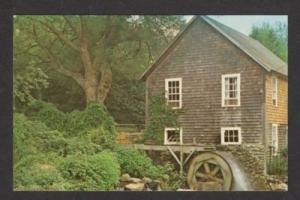MA BREWSTER Mill Wheel CAPE COD MASSACHUSETTS Postcard
