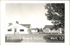 Wall SD Buckstead's Modern Cabins Real Photo Postcard