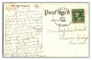 1910 Postcard Mercy Hospital Ft. Scott Kansas Vintage Standard View Card