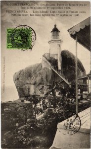 PC LIGHTHOUSE TAMARA LOOS ISLANDS FRENCH GUINEE GUINEA (a35837)