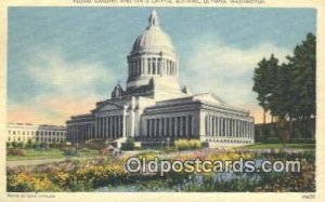 Olympia, Washington, WA State Capital USA 1944 postal used 1944