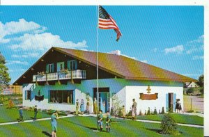 America Postcard - Frankenmuth Scout Building - Michigan - Ref 17382A