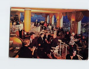 Postcard Crown Room Cocktail Lounge, Fairmont Hotel, San Francisco, California